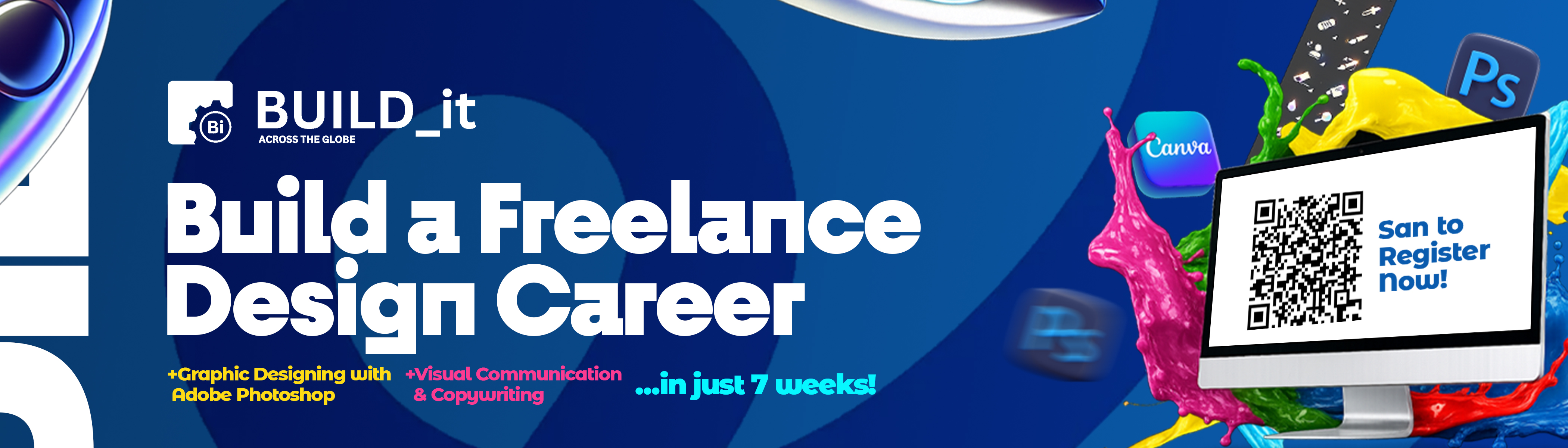 Freelance Design Career Programme banner