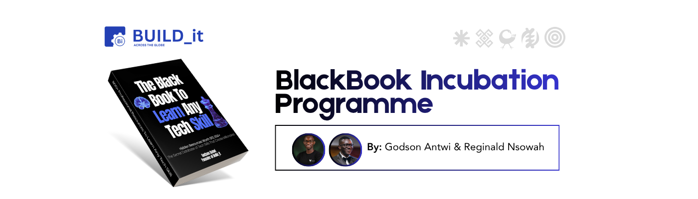 BlackBook Incubation Programme banner